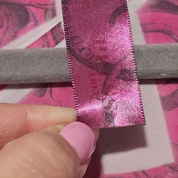 PRESS APPAREL Y2K Ed Hardy Style Purple Tank Mini Dress Small Heart Tattoo 2000s - Picture 9 of 12